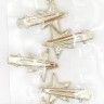 Hairpin clip clip foot duck 12 pieces ТStarУ gold TV - 1336 Price is for 1 piece!