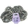 Hairband-bracelet from glass beads black TV-19 Price is per piece!!!!