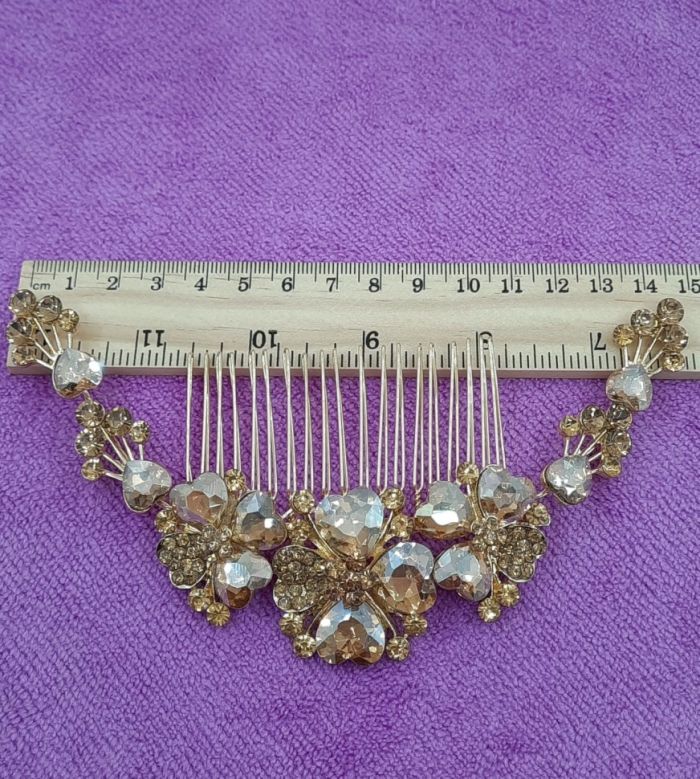 Hair comb-diadem No. 5