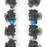 Hair Clip - Hair Crab metal ТTulipУ with stones (TV-935) (12)