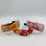 Fabric Hairband ТKnot with RhinestonesУ Flowers (TV-1829) (12)