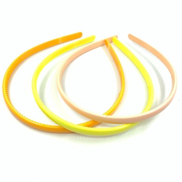 Plastic Hairband ТSUMMERУ Gloss Bright 0.6cm (006) (12)