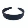 Fabric hairband ТWideУ Satin (black) (TV-1833) (12)