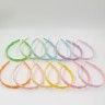 Plastic Hairband ТSUMMERУ Braid Gloss Bright 1cm (024) (12)