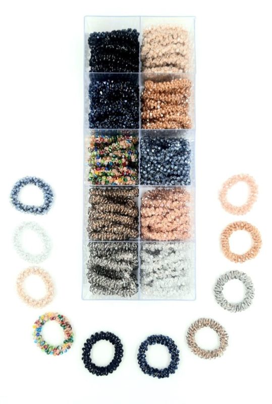 Rubber band - Bracelet for hair ТSteklarusУ (assortment) (3439) Price is per piece!   Љ100