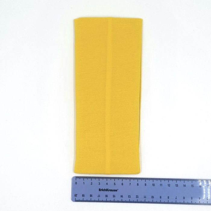 Headband fabric headband 9cm (yellow) (TV-3556) K12