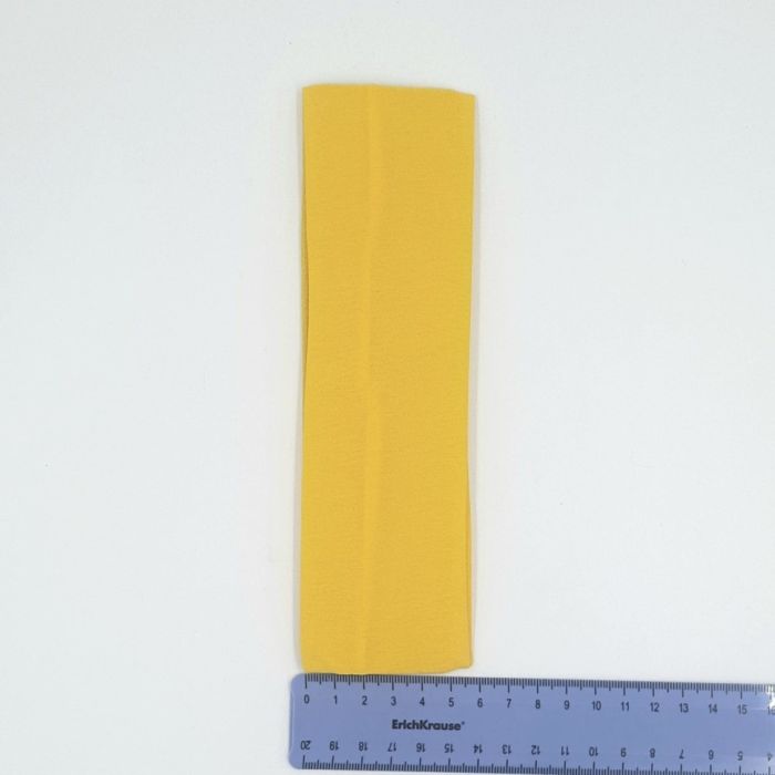 Fabric headband 6cm (yellow) (TV-3565) K12