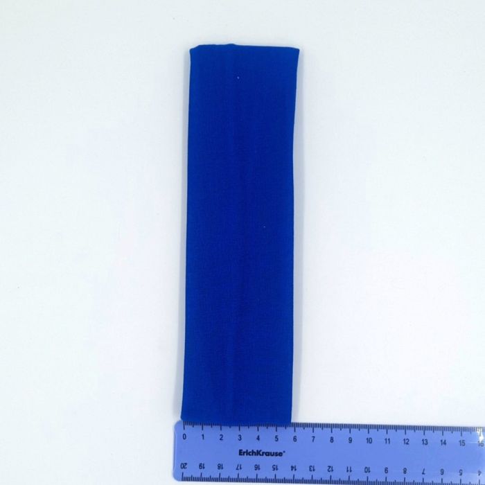 Fabric headband 6cm (blue) (TV-3562) K12