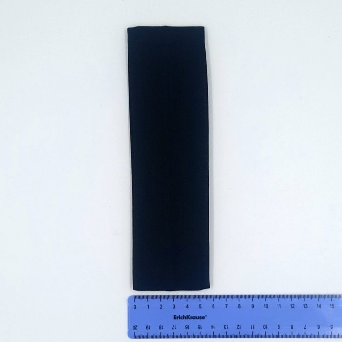 Headband fabric headband 6cm (black) (TV-3563) K12