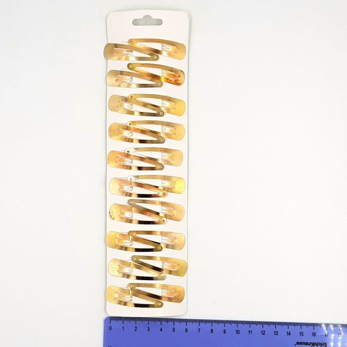 Click-clack metal GOLD 4.5cm (20 pieces) (TV-3436) Price per Sheet!