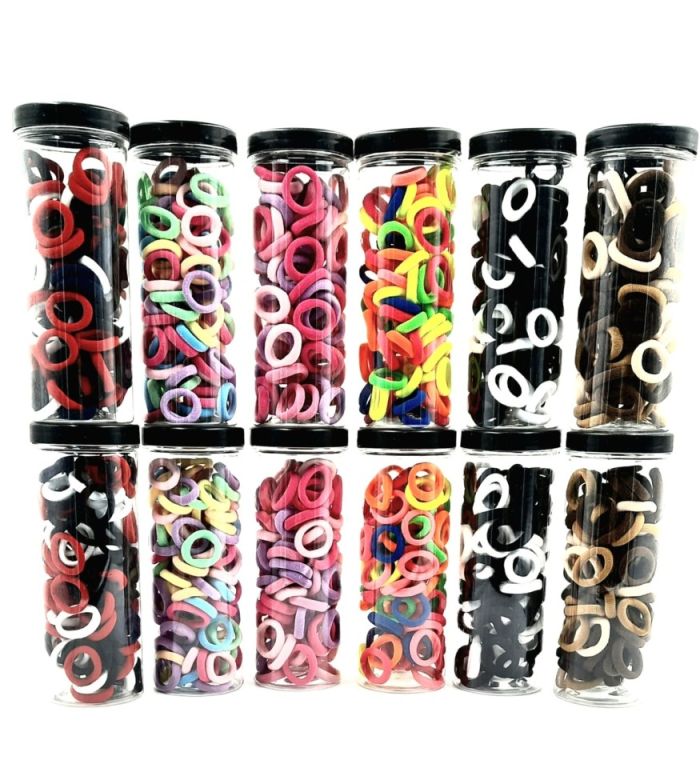 Hair Rings Banke (100 pieces +/- 5 pieces) (TV-7005) Price per can!   Љ12