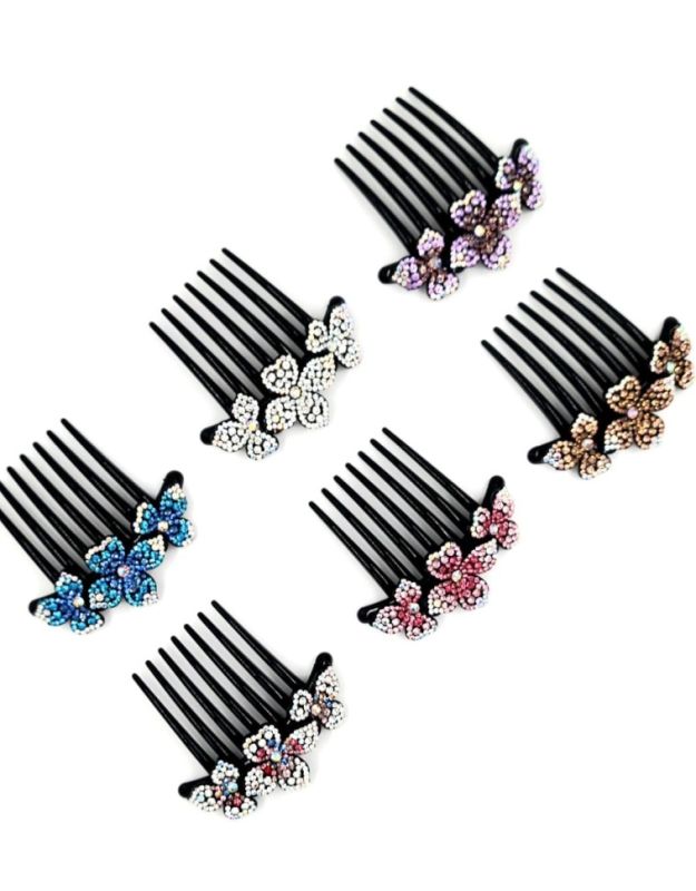 Rhinestone hair comb (TV-7299) K12