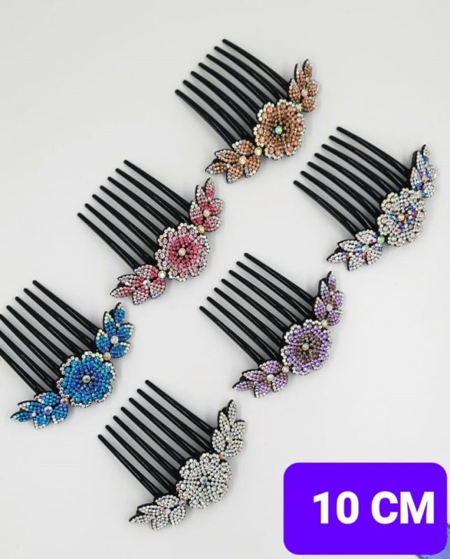 Rhinestone hair comb (TV-7300) K12