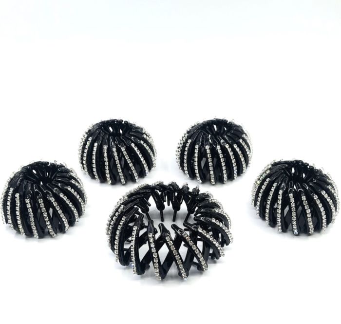 Hair Clip - Hair Nest with Rhinestones (TV-7185)