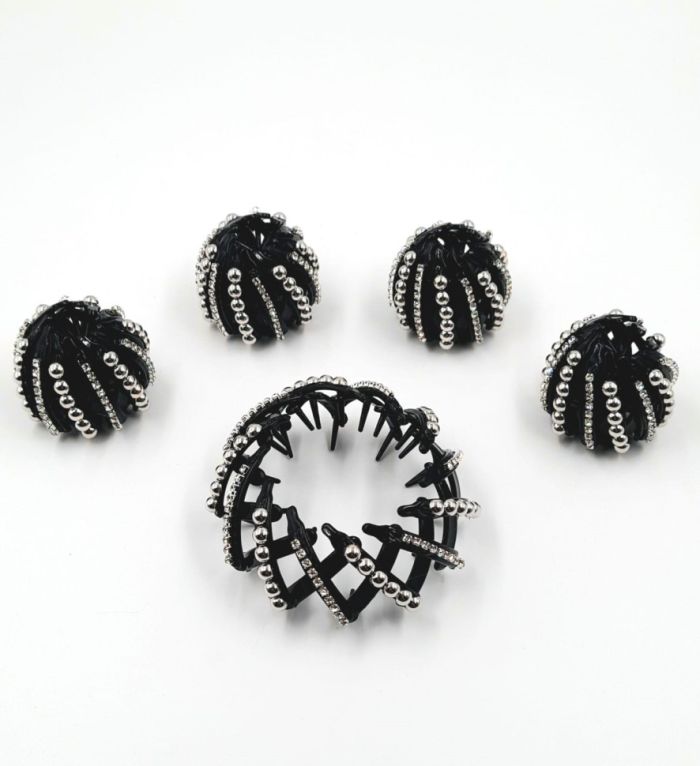 Hair Clip - Hair Nest with Rhinestones (TV-7182)