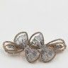 Hair Clip - Hair Machine Metal Gold (rhinestones / stones) (TV-7305) K12