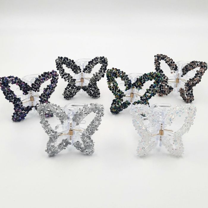 Plastic (glass beads) hair crab (TV-7457) K12