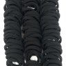 OK hair bands (100 pieces) Black (TV-7062)