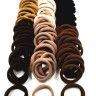 OK Hair Rings (100 pieces) Multicolored (TV-7065)