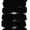 OK Hair Rings Black (12 pieces) (TV-7080)