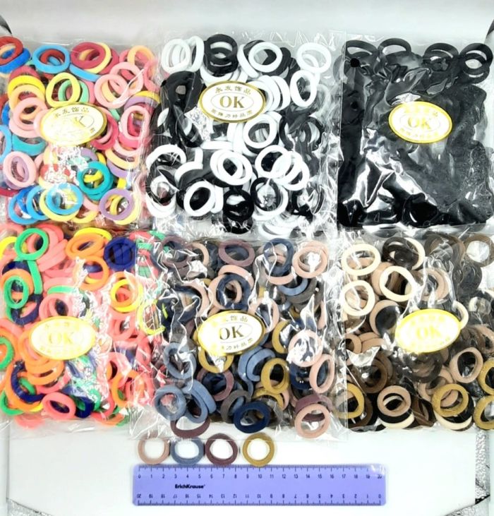 OK Hair Rings (100 pieces) (TV-7086)