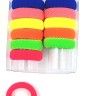 Hair Rings ТOKУ in a Box Multicolored Bright (12 pieces) (TV-7087)