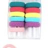 OK Hair Rings in a Box Multicolored (12 pieces) (TV-7087)