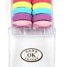 OK Hair Rings in a Box Multicolored (12 pieces) (TV-7087)