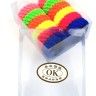 OK Hair Rings in a Box Multicolored Bright (12 pieces) (TV-7088)