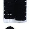 OK Hair Rings in a Box Black (12 pieces) (TV-7091)