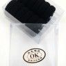 OK Hair Rings in Box Black (12 pieces) (TV-7092)