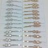 Rhinestone Hairpins 2 pieces (gold/silver) (TV-7570)