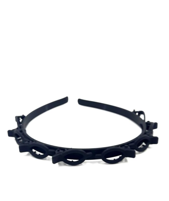 Rubber Hairband with Strand Clips (TV-7136) K12