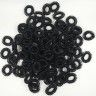 Rubber bands ТspringsУ 2cm glossy (black) (100 pieces) (TV-7025)