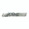 Hairpins , 10 pieces, silver, size - 7 cm.GB - 007.