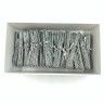 Hairpins , 10 pieces, silver, size - 7 cm.GB - 007.