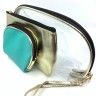 Cosmetic bag ТGoldУ 3 in 1 , turquoise. TV - 1592.