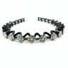 Wavy hairband ТFlowersУ in rhinestones (TV-1510) (12)