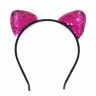 Hairband thin velvet hairband ТEars in sequinsУ (TV-1837)