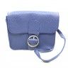 Bag with gold buckle, blue, complete with long handle. TA - 325.