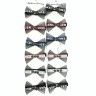 Hair clip clip duck foot 12 pieces ТBow with ribbonУ TV - 02-08 The price is for 1 piece!