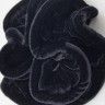 Hairband ТvelvetУ black TV-2142 Price is per piece!!!!