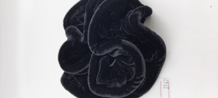 Hairband ТvelvetУ black TV-2142 Price is per piece!!!!